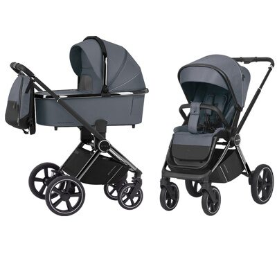 Коляска 2 в 1 Carrello Ultimo CRL-6511 Cool Grey Black Chrome