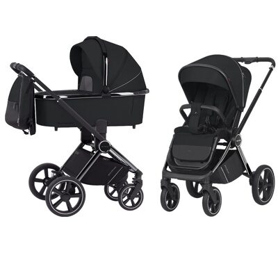 Коляска 2 в 1 Carrello Ultimo CRL-6511 Sable Black Black Chrome